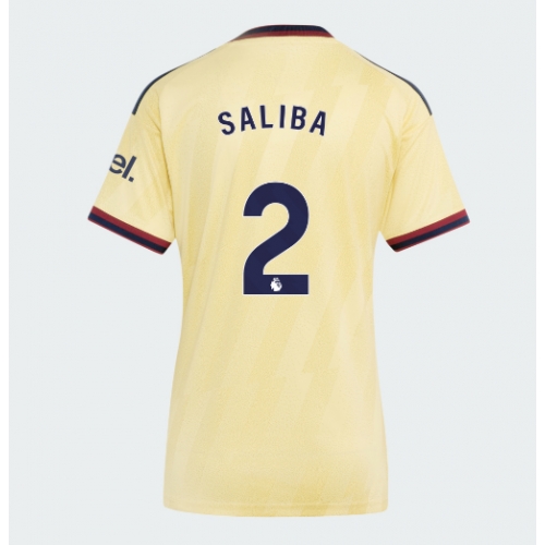 Billige Fotballdrakt Arsenal William Saliba #2 Replika Tredjedrakt Dame 2026-27 Kortermet Billige Fotballdrakt Arsenal William Saliba #2 Replika Tredjedrakt Dame 2026-27 Kortermet